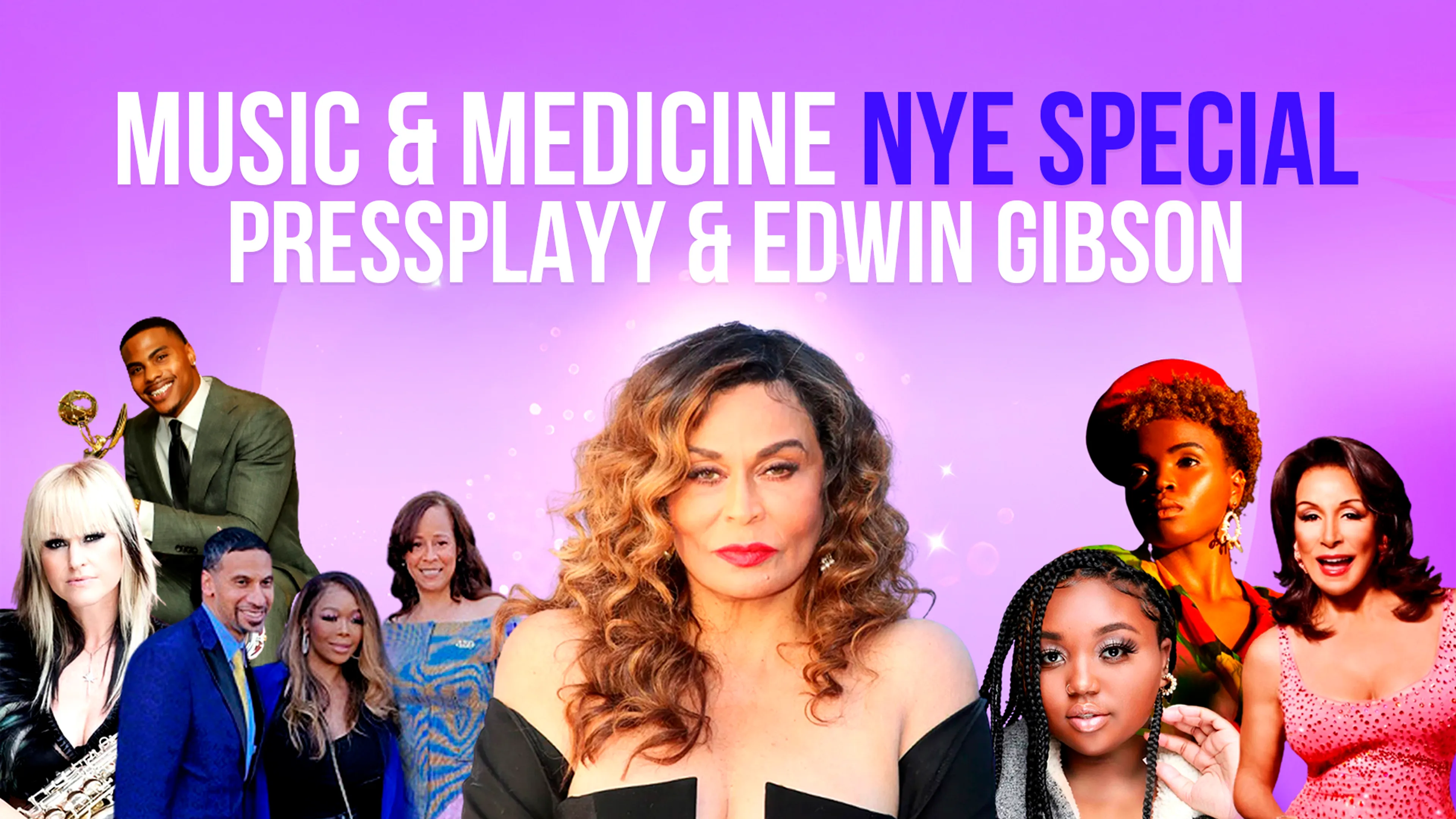 Music and Medicine NYE Special:  PressPlayy & Edwin Gibson poster